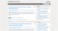 Desktop Screenshot of ankitagarwal.com